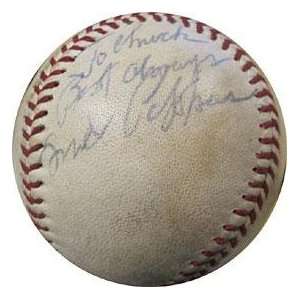   Vintage Charles Feeney   Autographed Baseballs