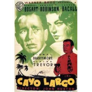  Key Largo (1948) 27 x 40 Movie Poster Spanish Style A 