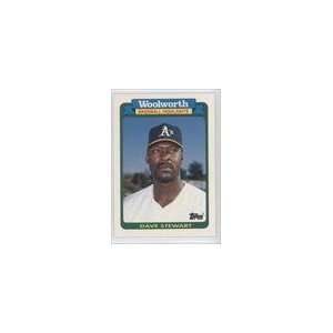    1990 Woolworths Topps #33   Dave Stewart Sports Collectibles