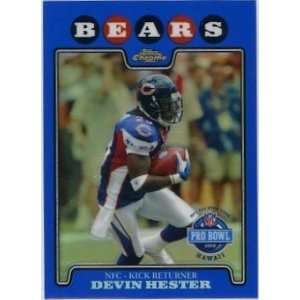 Devin Hester Chicago Bears 2008 Topps Chrome Blue Refractor #TC148 