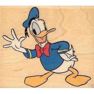  Disney Donald Duck Wood Mounted Rubber Stamp Arts, Crafts 