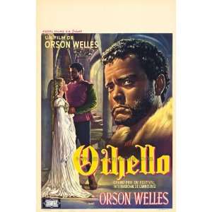  Othello (1952) 27 x 40 Movie Poster Belgian Style A