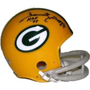Autographed Forrest Gregg Mini Helmet   Throwback   Autographed NFL 