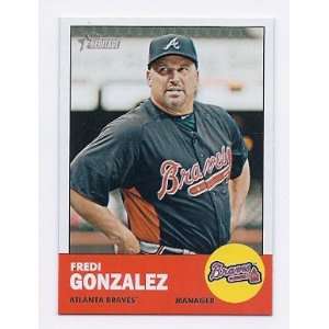  2012 Topps Heritage #73 Fredi Gonzalez Atlanta Braves 