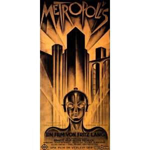  Metropolois Fritz Lang Orange Poster 20x36 Everything 