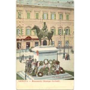   1900 Vintage Postcard Giuseppe Garibaldi Genova Italy 
