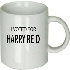  I Voted for Harry Reid Coffee Cup 