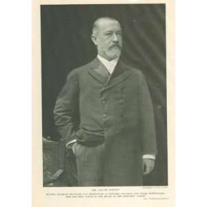  1903 Print Jacob Schiff Banker Financeer 