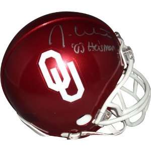 Jason White Autographed Oklahoma Sooners Mini Helmet w/ 03 Heisman