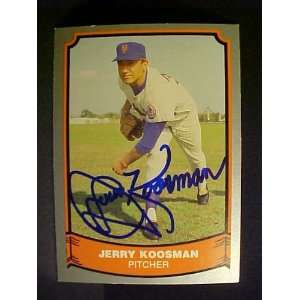 Jerry Koosman New York Mets #66 1988 Baseball Legends Signed Baseball 
