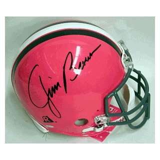  Jim Brown Hand Signed Browns Helmet 