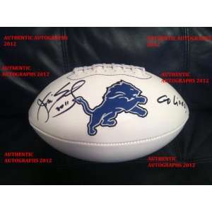  Detroit Lions Coach JIM SCHWARTZ Signed/Autographed Logo 