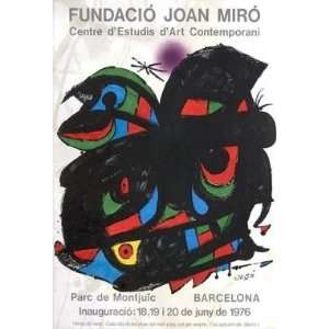  Joan Miro   fundacio Joan Miro, 1976 Limited Edition 