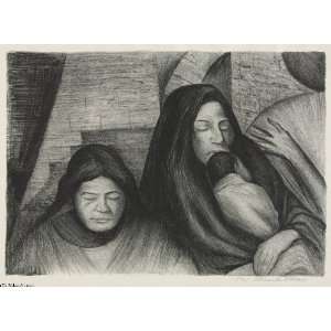  Hand Made Oil Reproduction   Jose Clemente Orozco   32 x 
