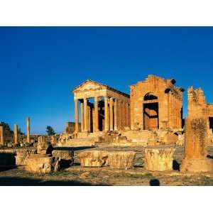  Tunisia   Sbeitla   Roman Temple of Minerva, Juno and 