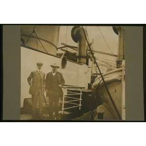  Theodore Roosevelt and Kermit photographed at Port Said 