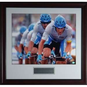 Lance Armstrong   Unsigned & Framed   Team Time Trial