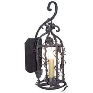 Laura Lee Birdcage 19 High Wall Sconce