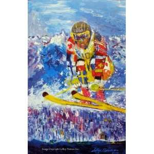  LeRoy Neiman   Vancouver Skier Hand Signed by LeRoy Neiman 