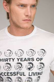 Diesel Temiasi Thirty Years White T shirt for men  