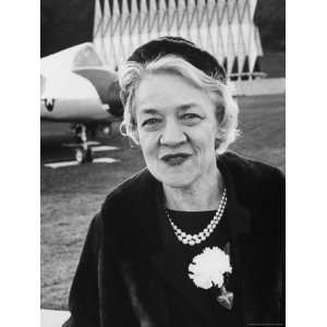  Senator Margaret Chase Smith on Grounds of Air Force 