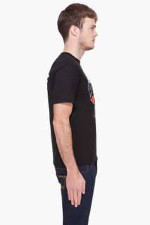 Kidrobot Black Astrofresh Basketball T shirt for men  