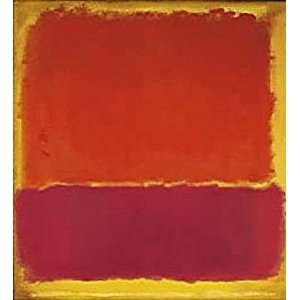 Mark Rothko 30.75W by 33.5H  Number 12, 1951 CANVAS Edge #1 3/4 