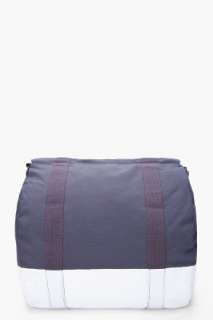 Kris Van Assche Charcoal Cylindrical Messenger Bag for men  