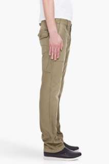 Diesel Green Pectron Pants for men  