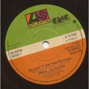   THE BOOGIE 7 INCH (7 VINYL 45) UK ATLANTIC 1978 MICK JACKSON Music