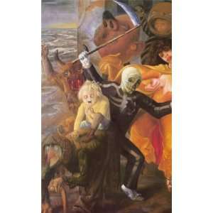Hand Made Oil Reproduction   Otto Dix   24 x 40 inches   The Seven 