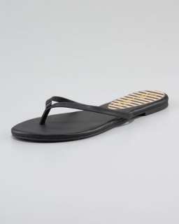 Padded Leather Thong Sandal  