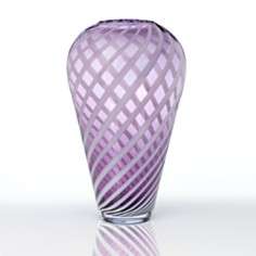 Waterford Crystal Evolution Urban Safari Striped Vase, 15