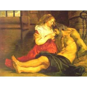    Roman Charity Peter Paul Rubens Hand Painted Art
