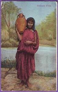 EGYPT ETHNIC WATER CARRIER POSTCARD  