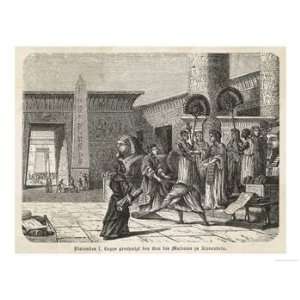 Ptolemy I Soter Inaugurates the Great Library at Alexandria Art Giclee 