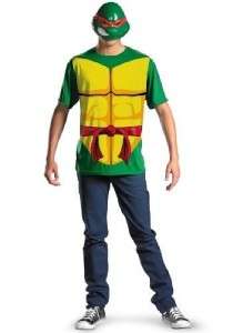 NEW Adult Mens Teenage Mutant Ninja Turtles TMNT Costume Shirt Mask L 