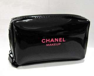 New CHANEL Makeup Cosmetic Pouch Glossy Patent  