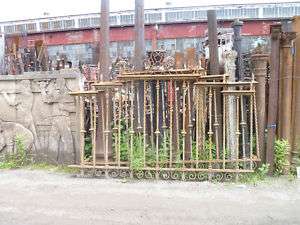 IRON FENCE SECTIONS OR GATES  