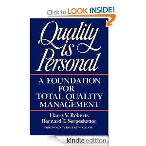  Is Personal Harry Roberts, Robert W. Galvin  Kindle Store