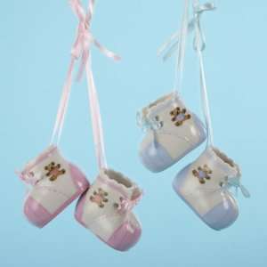  Club Pack of 12 Babys First Christmas Shoe Ornaments for 
