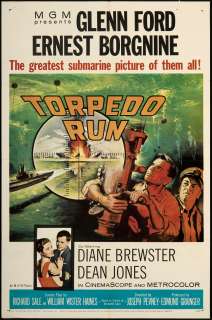 Torpedo Run 1958 Original U.S. One Sheet Movie Poster  