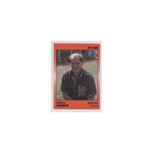  1990 Bristol Tigers Star #29   Steve Weber TR