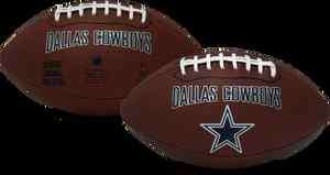   COWBOYS ~ NFL Licensed Full Size Football with Kicking Tee  