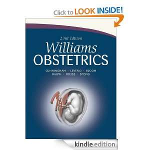 Williams Obstetrics 23rd Edition Catherine Y. Spong, F. Cunningham 
