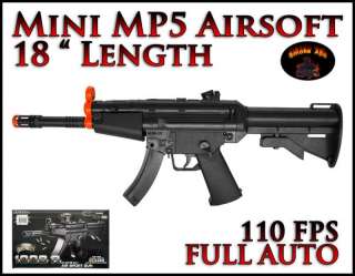 Mini MP5 1008A Airsoft Electric Rifle AEG Full Auto Gun