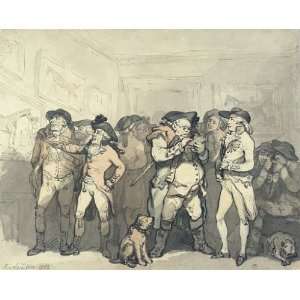 Hand Made Oil Reproduction   Thomas Rowlandson   24 x 20 inches   The 