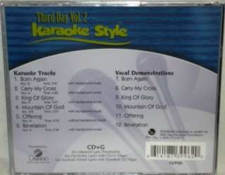 Third Day V2 Contemporary Christian Karaoke NEW CD+G  