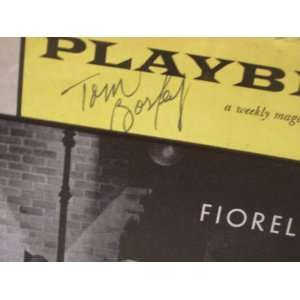  Bosley, Tom Playbill Signed Autograph Fiorello 1961 