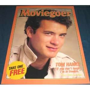 TOM HANKS Huge Poster of Moviegoer Magazine Cover from 1985. 22 x 29 